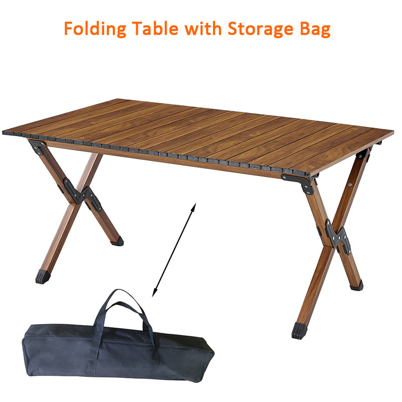 Winston Porter Anahla Folding Metal Camping Table Wayfair